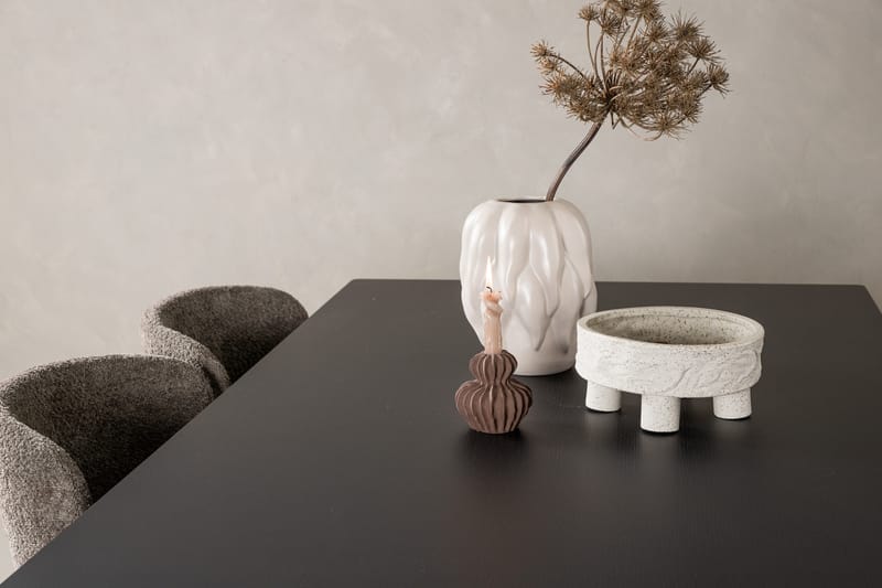 Mangat Matgrupp  200 cm Rektangulär med 6 Manjetor stolar - Beige - Möbler - Bord & matgrupper - Matgrupper