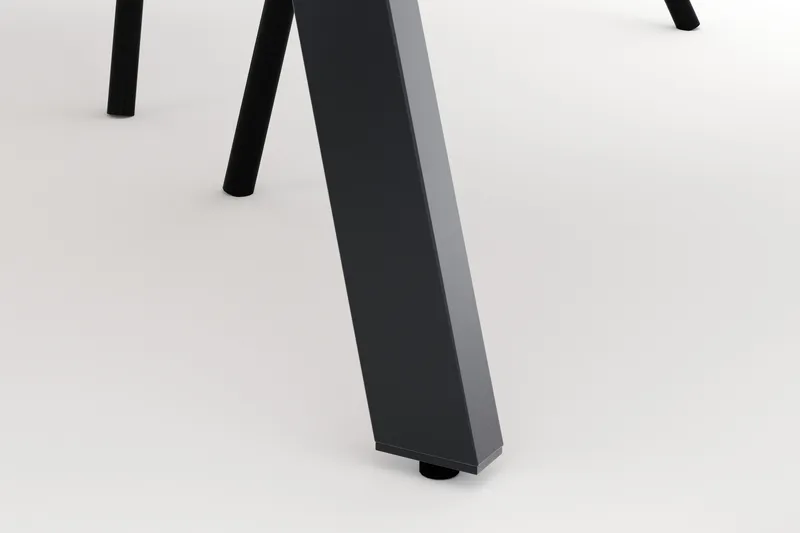 Marcelen Matbord Förlängningsbart med 4 Berit Stolar - Brun - Möbler - Bord & matgrupper - Matgrupper