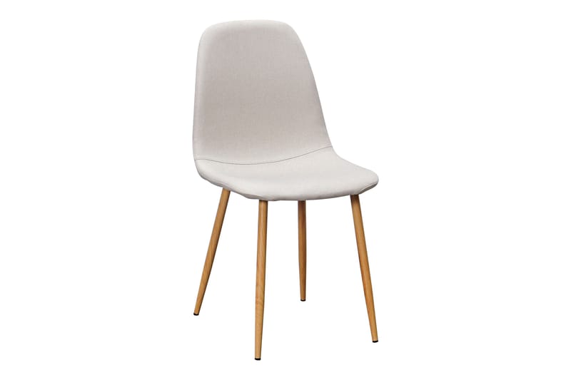 Marcelen Matbord Förlängningsbart med illäggsskiva +  4 st Nibe stol beige med ek ben - Brun/Beige - Möbler - Bord & matgrupper - Matgrupper