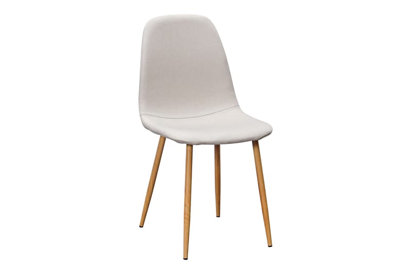 Marcelen Matbord Förlängningsbart med illäggsskiva +  6 st Nibe stol beige med ek ben - Brun/Beige - Möbler - Bord & matgrupper - Matgrupper
