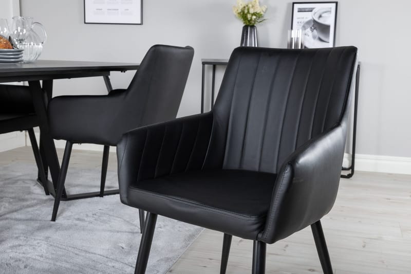 Marina Matbord 180 cm med 4 Comfort Karmstol - Möbler - Bord & matgrupper - Matgrupper