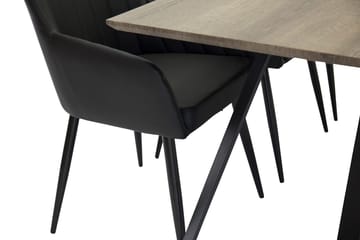 Marina Matbord 180 cm med 6 Comfort Karmstol - Möbler - Bord & matgrupper - Matgrupper