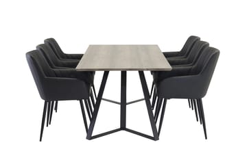 Marina Matbord 180 cm med 6 Comfort Karmstol - Möbler - Bord & matgrupper - Matgrupper