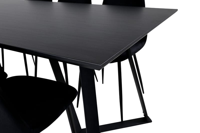 Marina Matgrupp 180 cm Rektangulär med 6 Polar stolar - Möbler - Bord & matgrupper - Matgrupper
