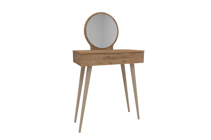 Markas Sminkbord 72 cm - Brun - Möbler - Bord & matgrupper - Sminkbord & toalettbord - Sminkbord med spegel