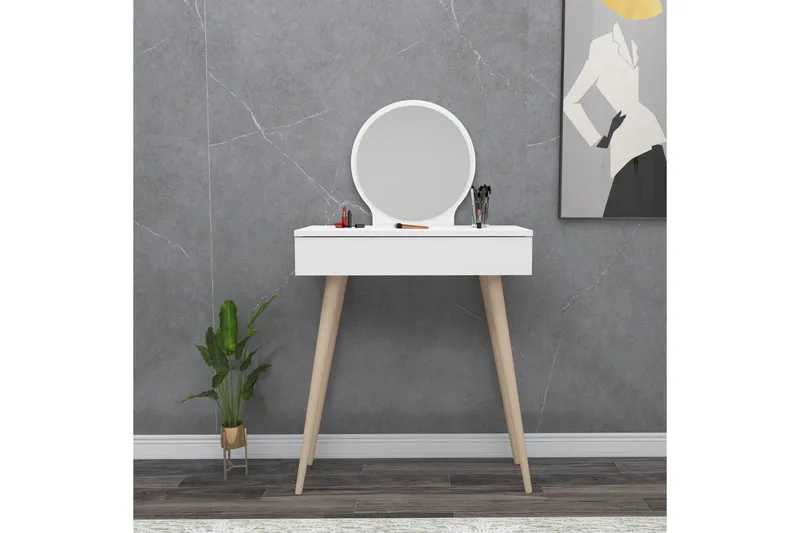 Markas Sminkbord 72 cm - Vit - Möbler - Bord & matgrupper - Sminkbord & toalettbord