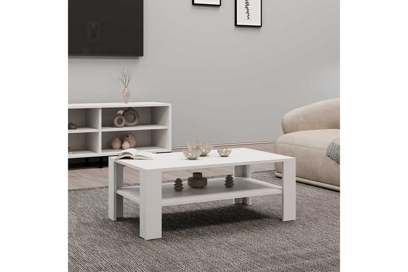Masao Soffbord 110 cm - Vit - Möbler - Bord & matgrupper - Soffbord