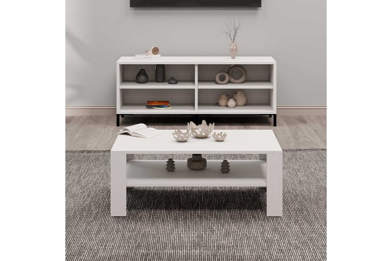 Masao Soffbord 110 cm - Vit - Möbler - Bord & matgrupper - Soffbord