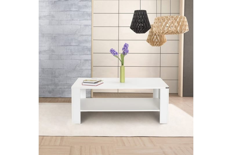 Masao Soffbord 110 cm - Vit - Möbler - Bord & matgrupper - Soffbord