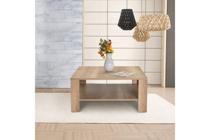 Masao Soffbord 90 cm - Ljusbrun - Möbler - Bord & matgrupper - Soffbord
