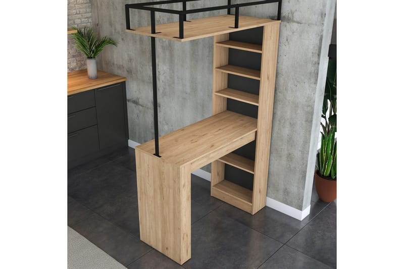 Matabei Matbord 120 cm - Svart/Mörkbrun - Möbler - Bord & matgrupper - Matbord & köksbord
