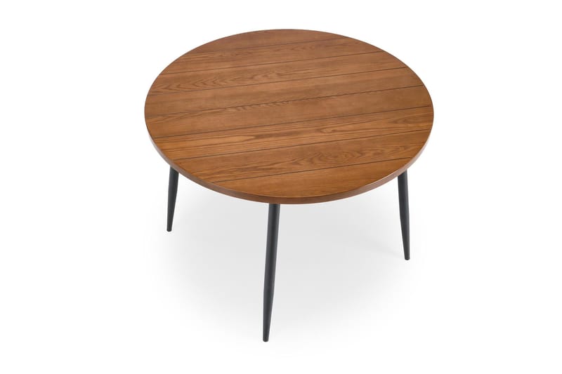 Matbord Ø105 cm - Valnöt/Svart - Möbler - Bord & matgrupper - Matbord & köksbord