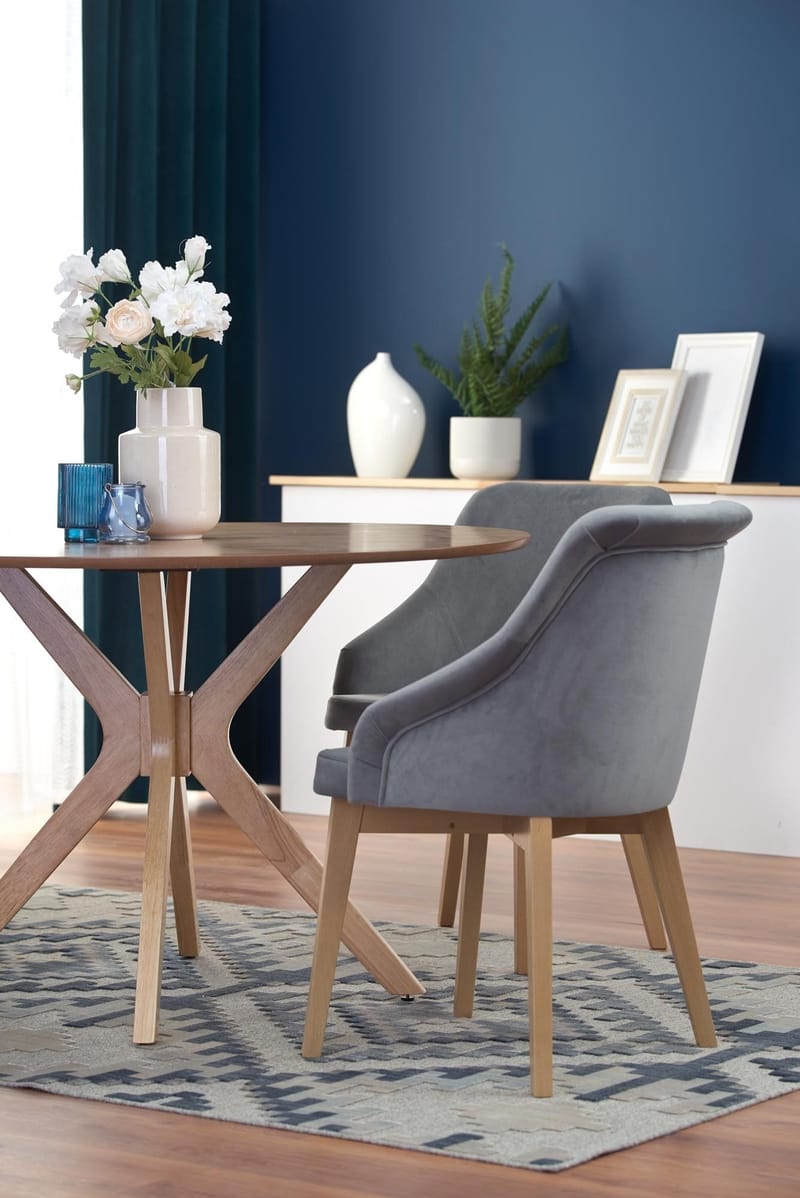 Matbord Ø120 cm ekfanèr - Rio - Ek - Möbler - Bord & matgrupper - Matbord & köksbord