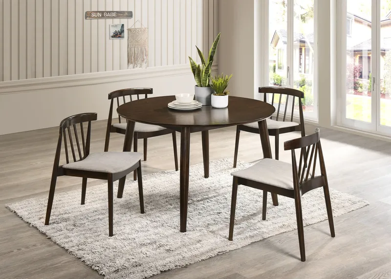 Matbord Ø120 cm valnöt - Florence - Valnöt - Möbler - Bord & matgrupper - Matbord & köksbord