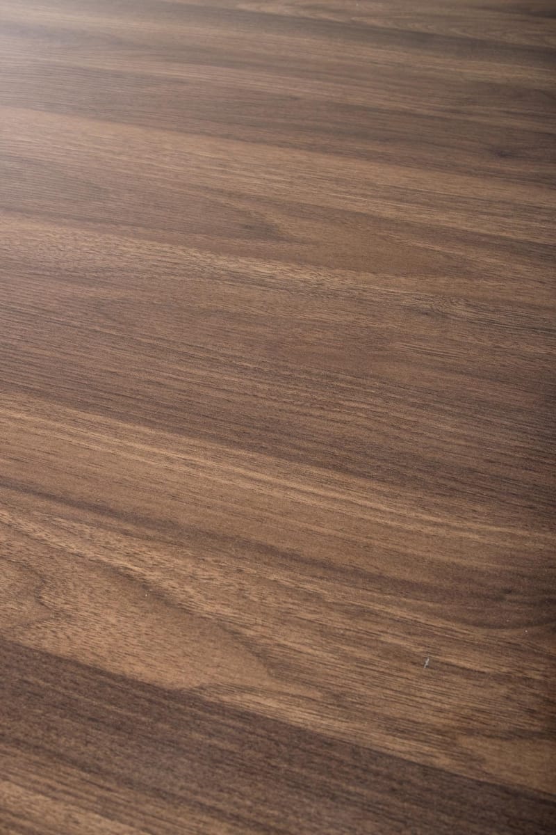 Matbord Ø90 cm - Valnöt/svart - Valnöt/svart - Möbler - Bord & matgrupper - Matbord & köksbord