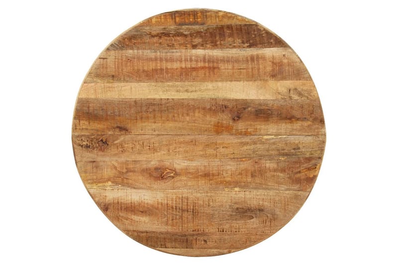 Matbord 100x100x75 cm rund grovt mangoträ - Brun - Möbler - Bord & matgrupper - Matbord & köksbord