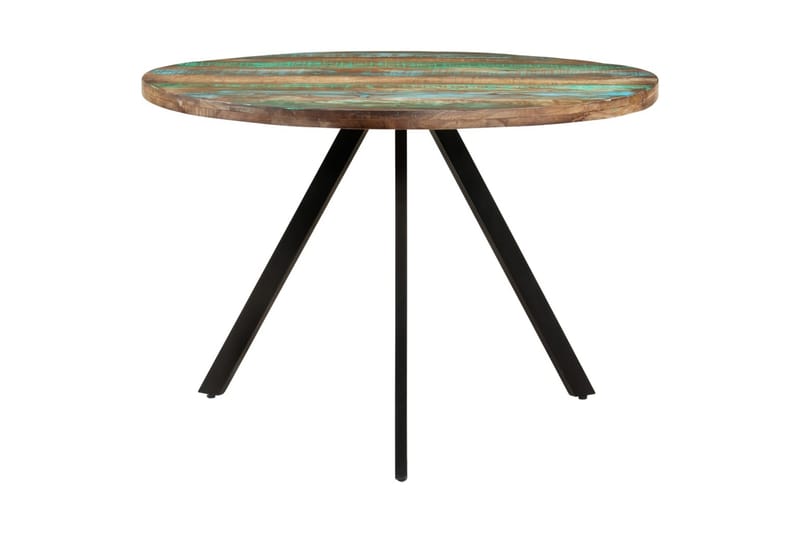 Matbord 110x75 cm massivt återvunnet trä - Flerfärgsdesign - Möbler - Bord & matgrupper - Matbord & köksbord