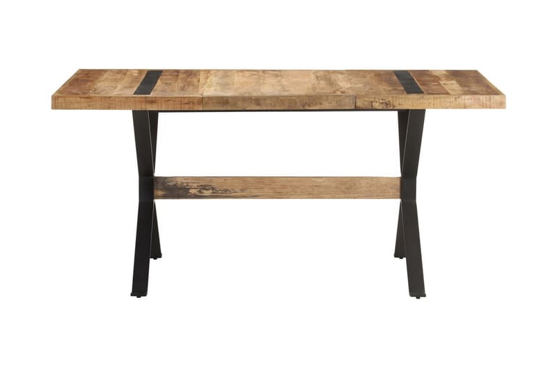Matbord 160x80x76 cm grovt mangoträ - Brun - Möbler - Bord & matgrupper - Matbord & köksbord