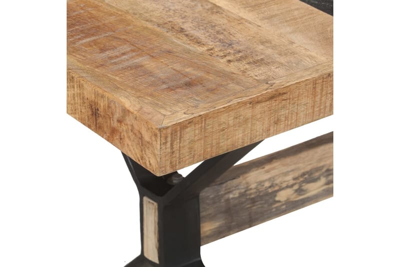Matbord 160x80x76 cm grovt mangoträ - Brun - Möbler - Bord & matgrupper - Matbord & köksbord