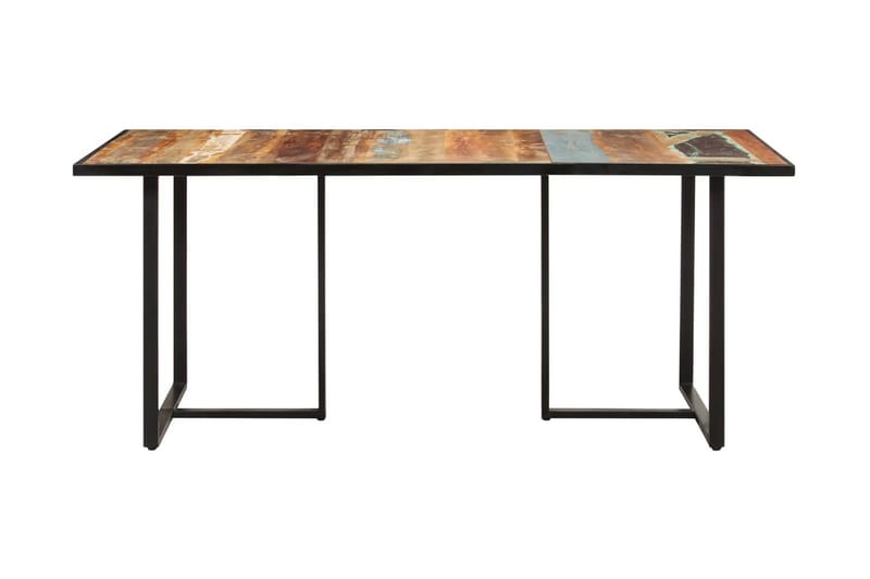 Matbord 180 cm massivt återvunnet trä - Brun - Möbler - Bord & matgrupper - Matbord & köksbord