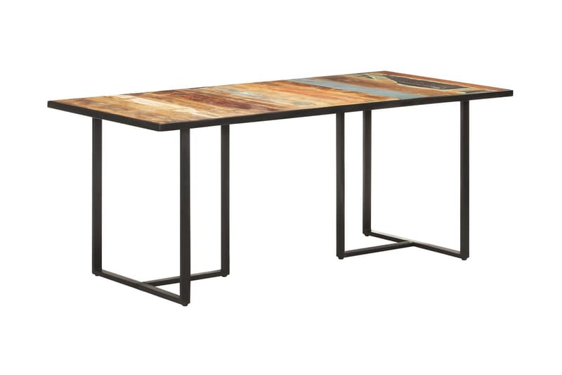 Matbord 180 cm massivt återvunnet trä - Brun - Möbler - Bord & matgrupper - Matbord & köksbord