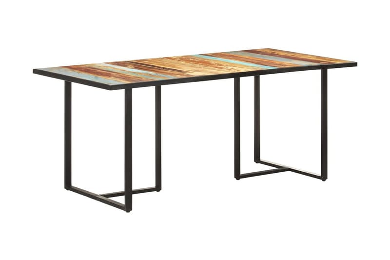 Matbord 180 cm massivt återvunnet trä - Brun - Möbler - Bord & matgrupper - Matbord & köksbord
