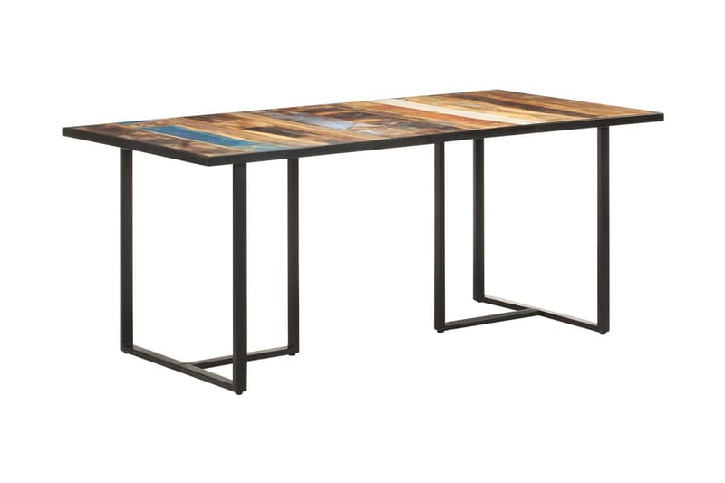 Matbord 180 cm massivt återvunnet trä - Brun - Möbler - Bord & matgrupper - Matbord & köksbord