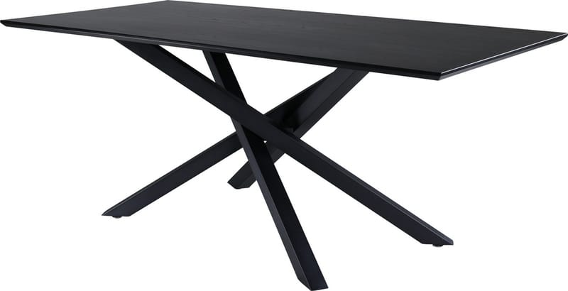 Matbord 180x90 cm svartbetsad ek - Piazza - Svartbetsad Ek - Möbler - Bord & matgrupper - Matbord & köksbord