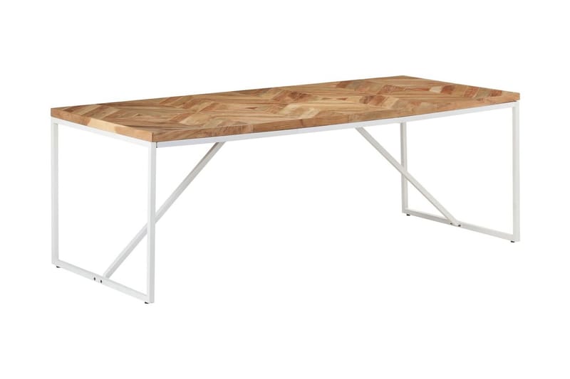 Matbord 200x90x76 cm massivt akaciaträ och mangoträ - Brun - Matbord & köksbord