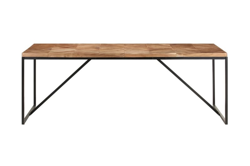 Matbord 200x90x76 cm massivt akaciaträ och mangoträ - Brun - Möbler - Bord & matgrupper - Matbord & köksbord