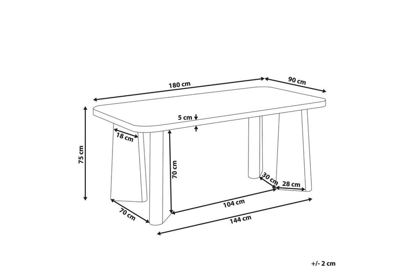 Matbord Atlin - Möbler - Bord & matgrupper - Matbord & köksbord