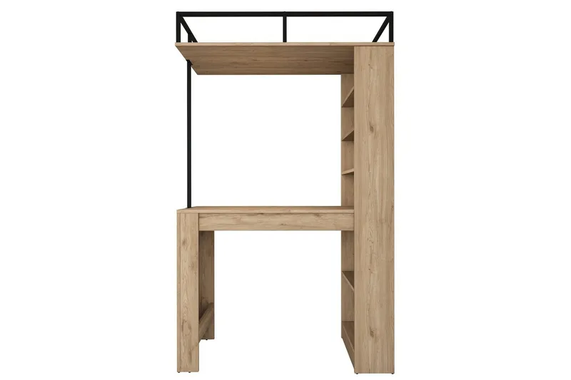 Matbord Beloumont Valnöt / Svart - Svart/Mörkbrun - Möbler - Bord & matgrupper - Matbord & köksbord