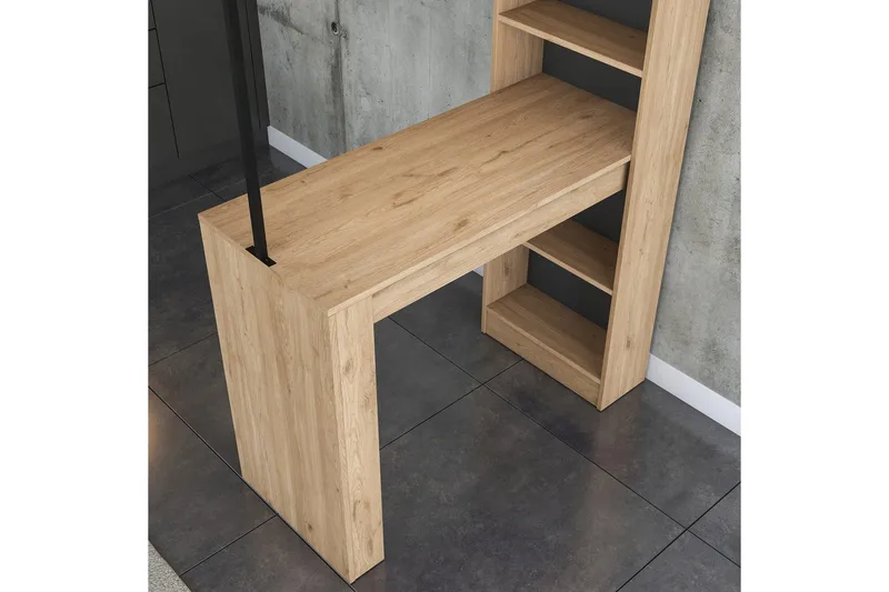 Matbord Beloumont Valnöt / Svart - Svart/Mörkbrun - Möbler - Bord & matgrupper - Matbord & köksbord