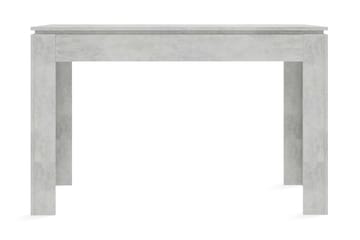 Matbord betonggrå 120x60x76 cm spånskiva