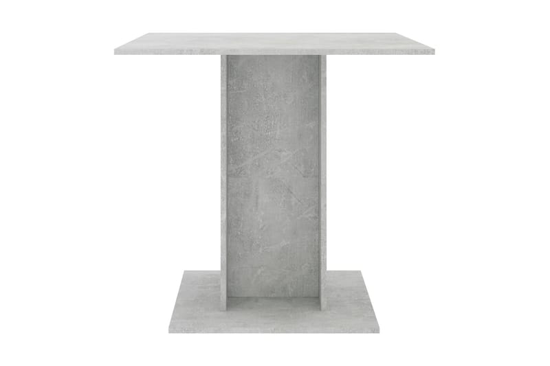 Matbord betonggrå 80x80x75 cm spånskiva - Grå - Matbord & köksbord