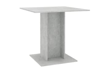 Matbord betonggrå 80x80x75 cm spånskiva