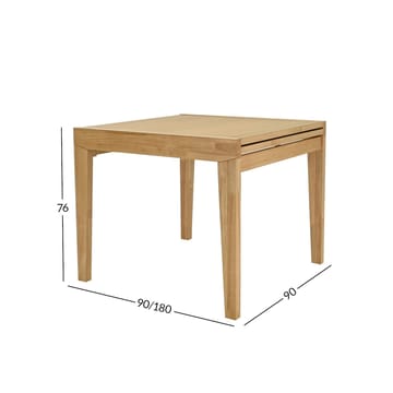 Matbord Bowen 90+90x90x76 cm - Ek - Möbler - Bord & matgrupper - Matbord & köksbord