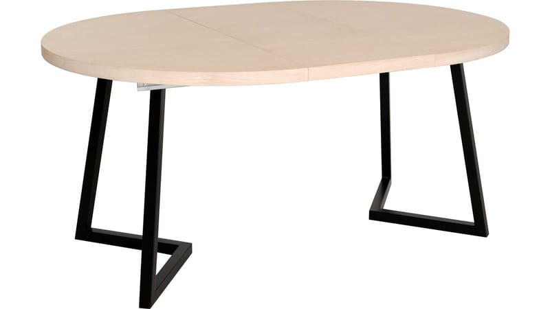 Matbord Brisjö inkl 2 Tillägg Ø120 - 200 cm - Vitpigmenterad - Möbler - Bord & matgrupper - Matbord & köksbord