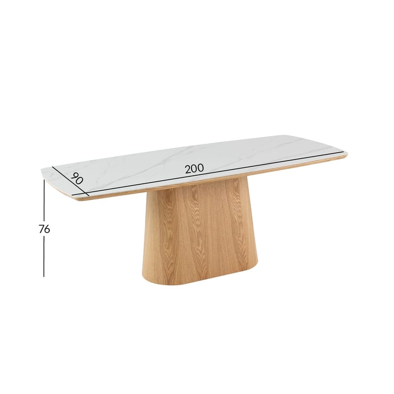 Matbord Chase 200x90x76 cm - Möbler - Bord & matgrupper - Matbord & köksbord