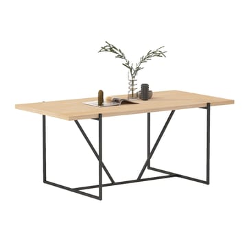 Matbord Cindy melamin ek 180x90x75 cm - Beige - Möbler - Bord & matgrupper - Matbord & köksbord