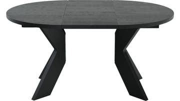 Matbord Fjorden Med 2 tillägg 105 cm - Svartlackad ekfaner - Möbler - Bord & matgrupper - Matbord & köksbord