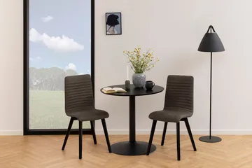 Matbord Ibiza svart 80x75 cm - Matt svart - Möbler - Bord & matgrupper - Matbord & köksbord