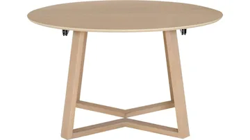 Matbord Jämtorrås ø130/230 cm - Vitpigmenterad ek - Möbler - Bord & matgrupper - Matbord & köksbord
