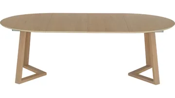 Matbord Jämtorrås ø130/230 cm - Vitpigmenterad ek - Möbler - Bord & matgrupper - Matbord & köksbord
