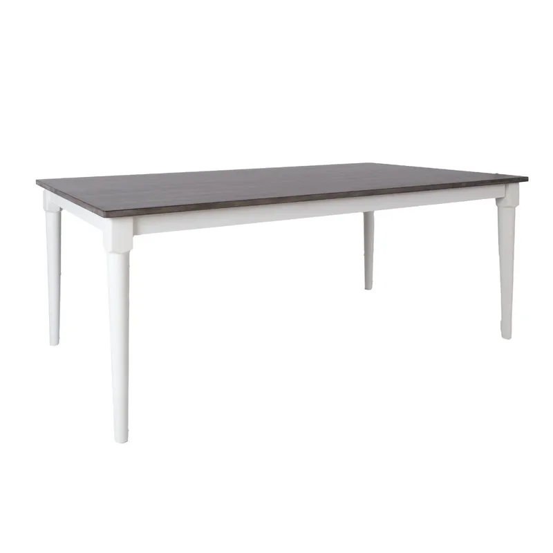 Matbord Janelle 183x91x75 cm, Grå/Vit