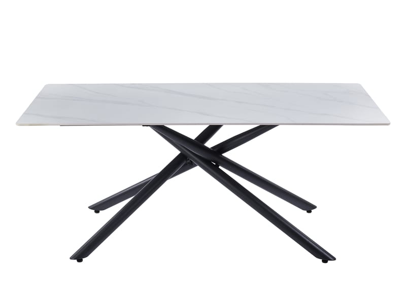 Matbord Jupiter Keramik 180x90 cm - Vit matt marmor - Möbler - Bord & matgrupper - Matbord & köksbord