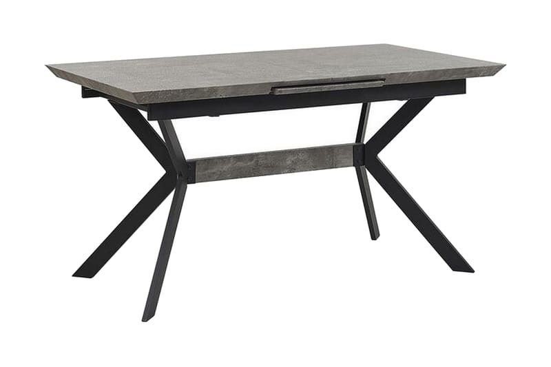 Abenson Matbord 180 cm Förlängningsbart - Grå/Svart - Möbler - Bord & matgrupper - Matbord & köksbord