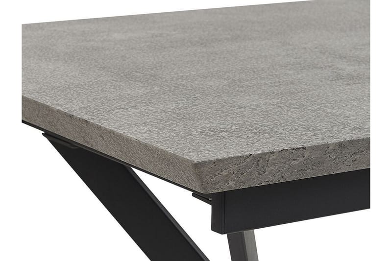 Abenson Matbord 180 cm Förlängningsbart - Grå/Svart - Möbler - Bord & matgrupper - Matbord & köksbord