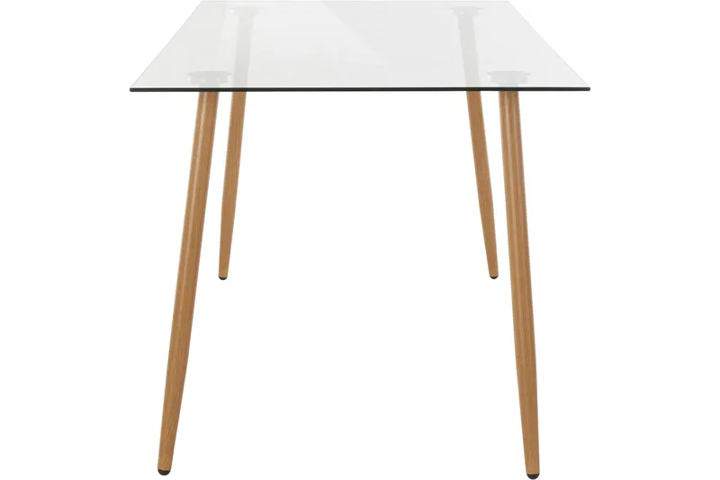 Abia Matbord 140 cm Glas - Brun - Möbler - Bord & matgrupper - Matbord & köksbord