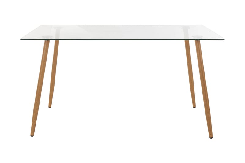 Abia Matbord 140 cm Glas - Brun - Möbler - Bord & matgrupper - Matbord & köksbord